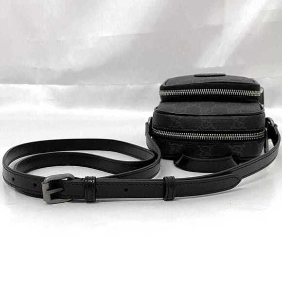 GUCCI Black Leather Shoulder Bag - Picture 10 of 11